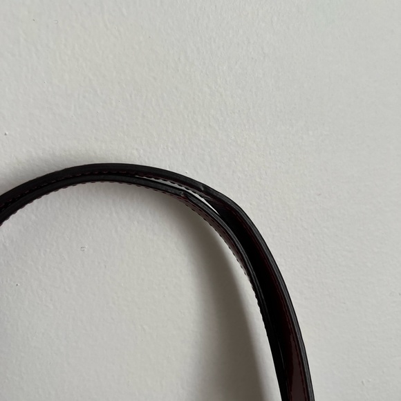 Coach Burgundy Patent Leather Tote - Picture 8 of 10